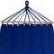 100" x 41" Hammock with Netted Fringe & Wooden Bars